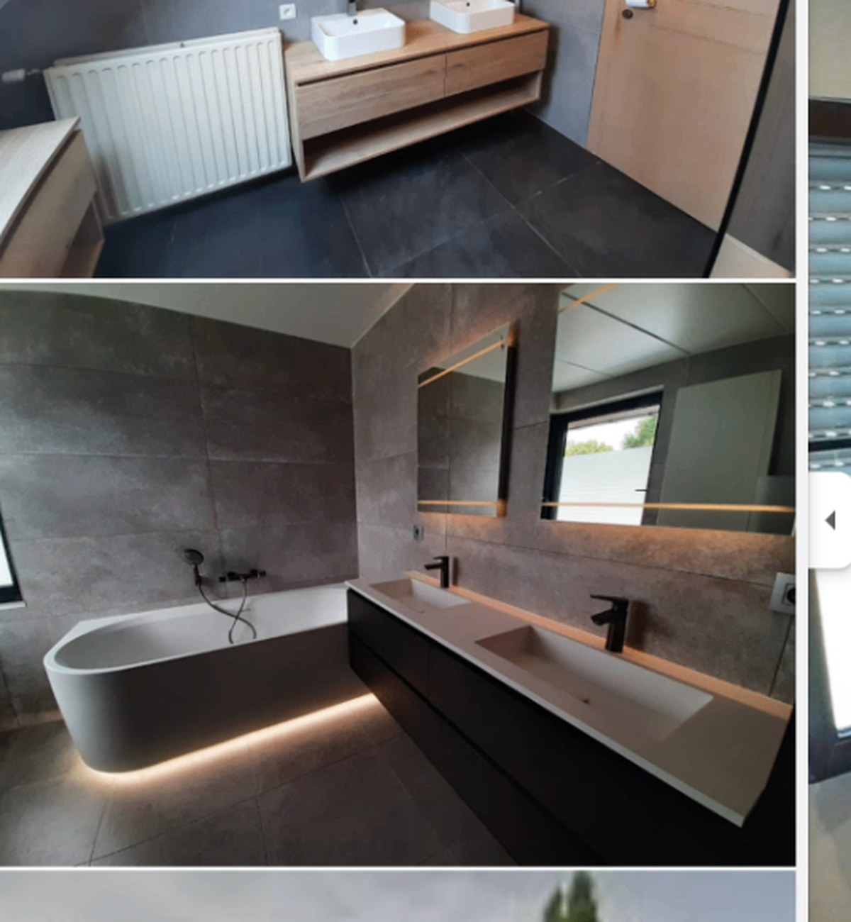 Spa-badkamer met LED